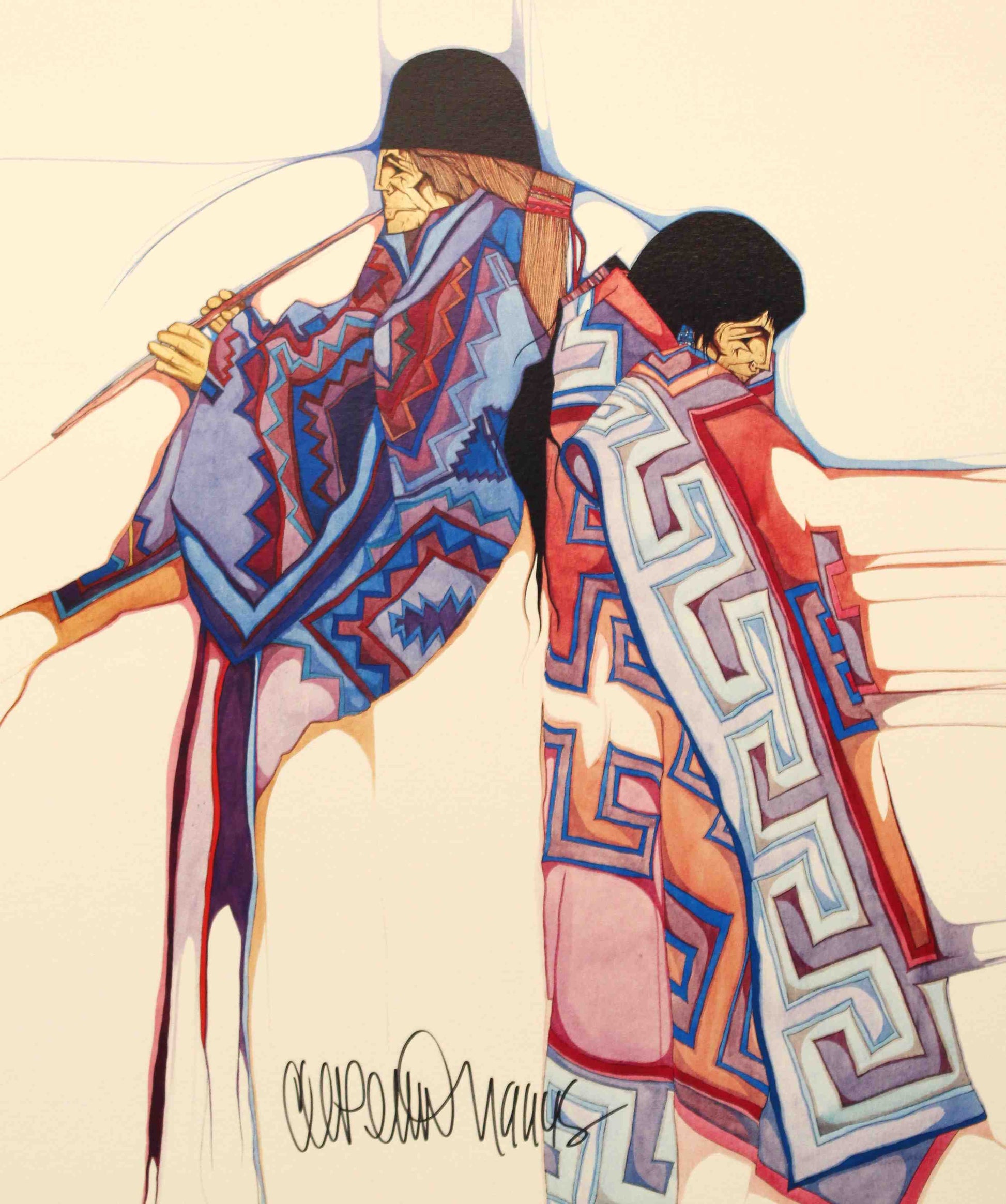 Signed Amado Pena print